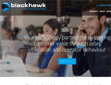 Tablet Screenshot of blackhawktracking.com